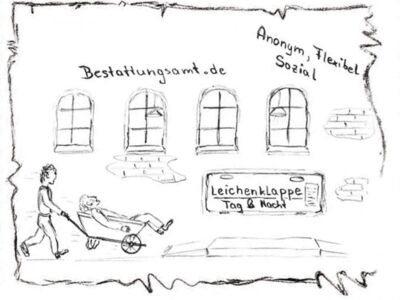 Bestattungsamt.de – anonym, flexibel, sozial. "Leichenklappe Tag & Nacht"