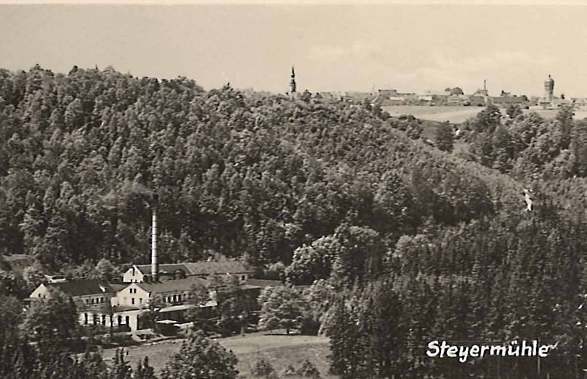 Steyermühle, Siebenlehn, Aufnahme von 1958
