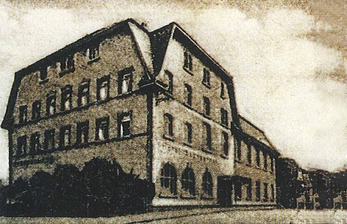 Hotel Sachsenhof, Außenaufnahme um 1920